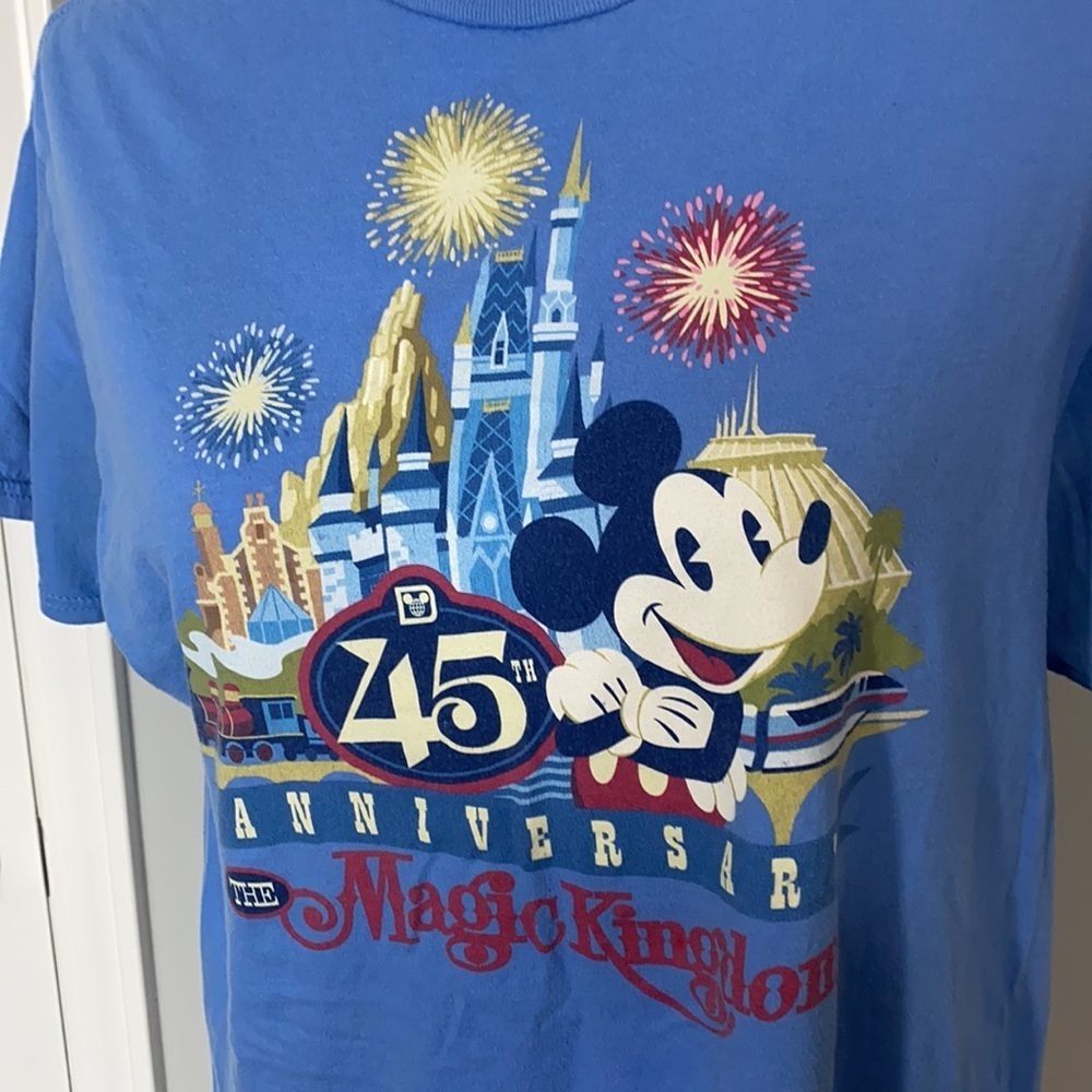 Disney Parks Magic Kingdom 45th Anniversary T Shirt - Picture 2 of 4